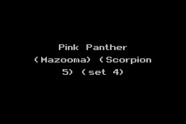 Pink Panther (Mazooma) (Scorpion 5) (set 4)