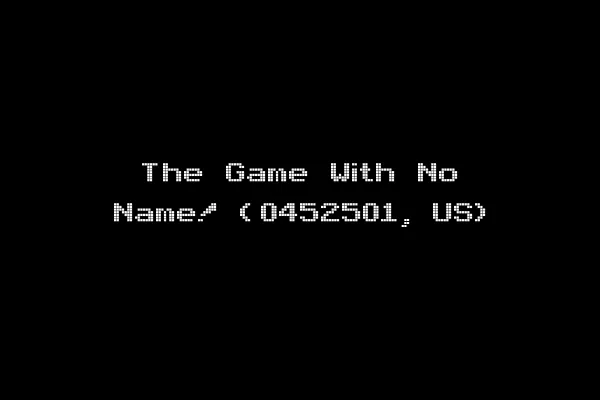 The Game With No Name! (0452501, US)