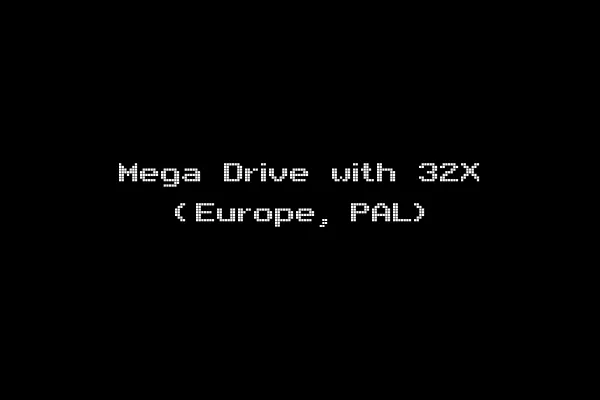Mega Drive with 32X (Europe, PAL)