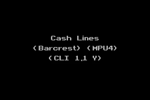 Cash Lines (Barcrest) (MPU4) (CLI 1.1 Y)