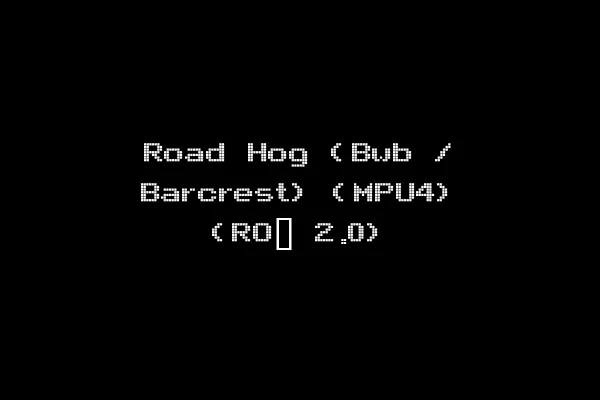 Road Hog (Bwb / Barcrest) (MPU4) (RO_ 2.0)