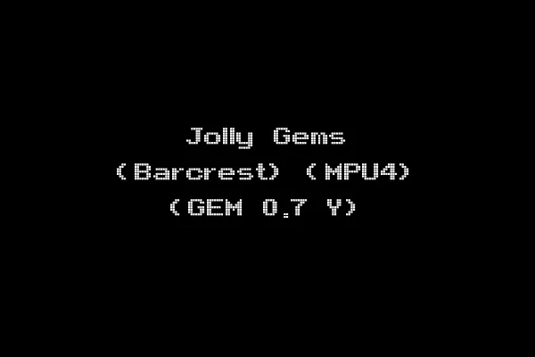 Jolly Gems (Barcrest) (MPU4) (GEM 0.7 Y)
