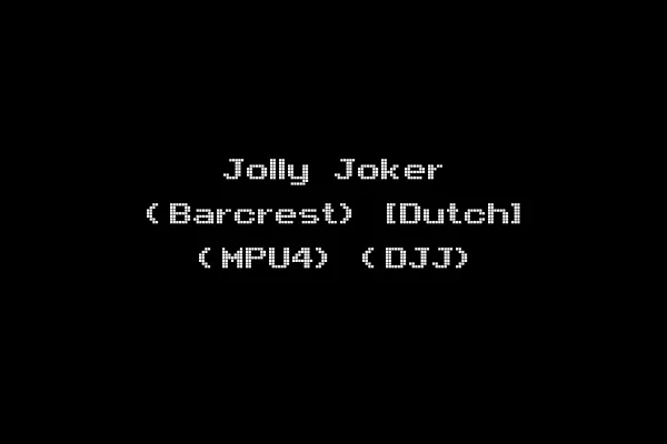 Jolly Joker (Barcrest) [Dutch] (MPU4) (DJJ)