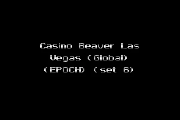 Casino Beaver Las Vegas (Global) (EPOCH) (set 6)