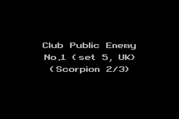 Club Public Enemy No.1 (set 5, UK) (Scorpion 2/3)