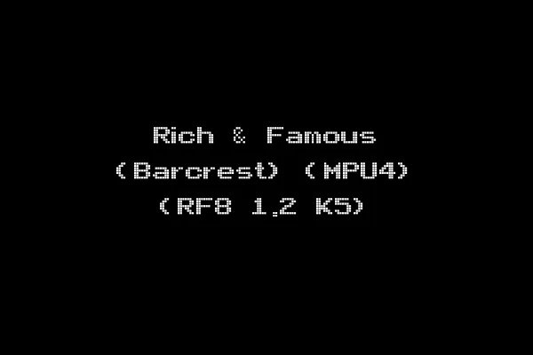 Rich & Famous (Barcrest) (MPU4) (RF8 1.2 K5)