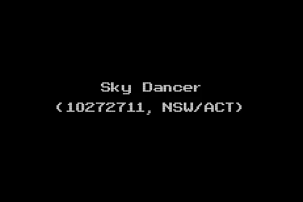 Sky Dancer (10272711, NSW/ACT)