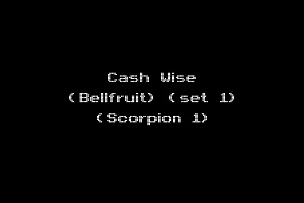 Cash Wise (Bellfruit) (set 1) (Scorpion 1)