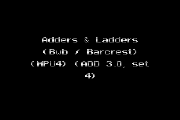 Adders & Ladders (Bwb / Barcrest) (MPU4) (ADD 3.0, set 4)