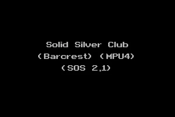 Solid Silver Club (Barcrest) (MPU4) (SOS 2.1)