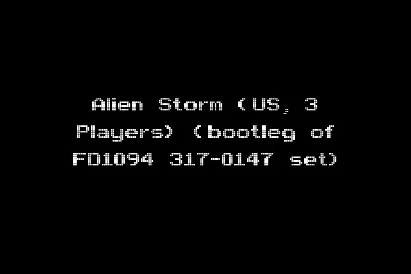 Alien Storm (US, 3 Players) (bootleg of FD1094 317-0147 set)
