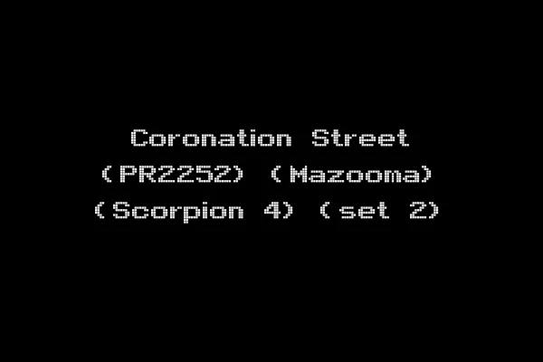 Coronation Street (PR2252) (Mazooma) (Scorpion 4) (set 2)