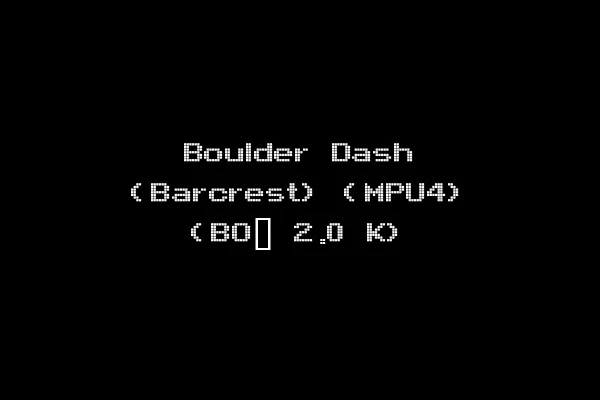 Boulder Dash (Barcrest) (MPU4) (BO_ 2.0 K)