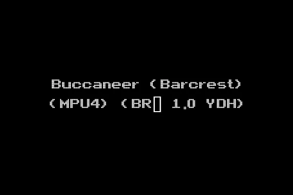 Buccaneer (Barcrest) (MPU4) (BR_ 1.0 YDH)