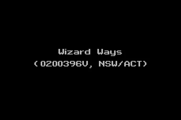 Wizard Ways (0200396V, NSW/ACT)