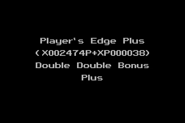Player's Edge Plus (X002474P+XP000038) Double Double Bonus Plus