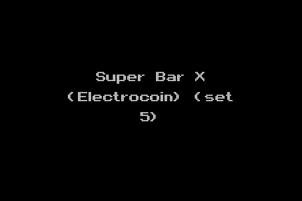 Super Bar X (Electrocoin) (set 5)