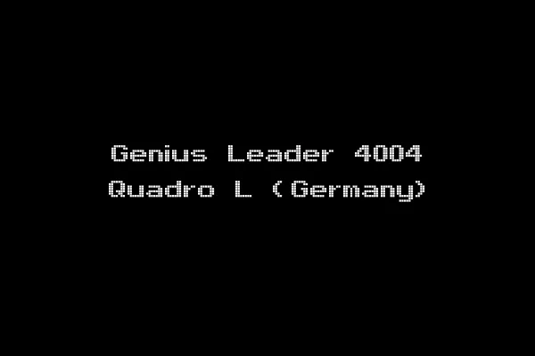 Genius Leader 4004 Quadro L (Germany)