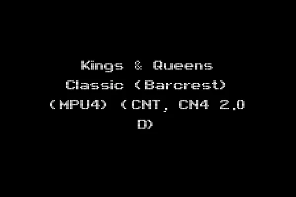 Kings & Queens Classic (Barcrest) (MPU4) (CNT, CN4 2.0 D)