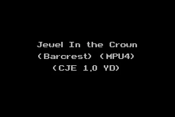 Jewel In the Crown (Barcrest) (MPU4) (CJE 1.0 YD)