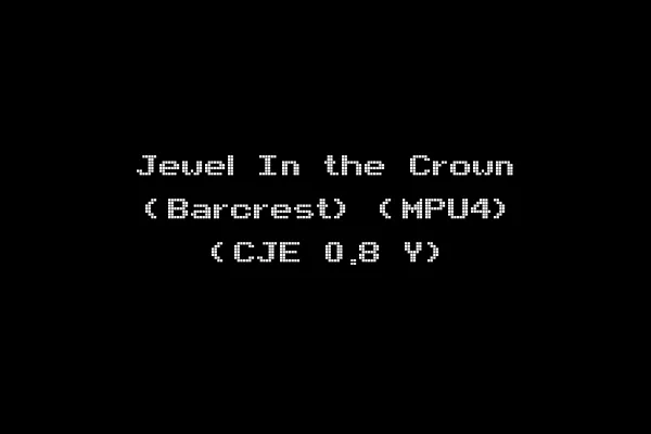Jewel In the Crown (Barcrest) (MPU4) (CJE 0.8 Y)