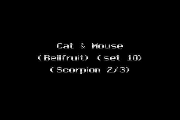 Cat & Mouse (Bellfruit) (set 10) (Scorpion 2/3)