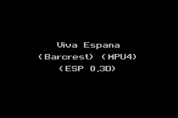 Viva Espana (Barcrest) (MPU4) (ESP 0.3D)