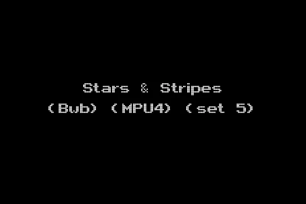 Stars & Stripes (Bwb) (MPU4) (set 5)
