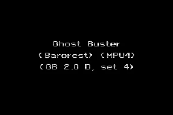 Ghost Buster (Barcrest) (MPU4) (GB 2.0 D, set 4)