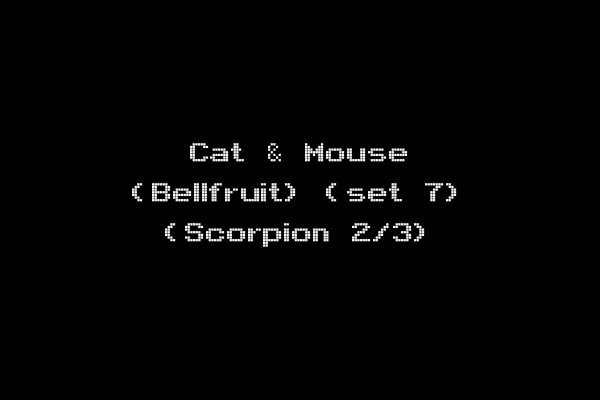 Cat & Mouse (Bellfruit) (set 7) (Scorpion 2/3)
