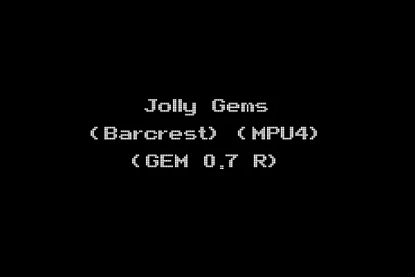 Jolly Gems (Barcrest) (MPU4) (GEM 0.7 R)