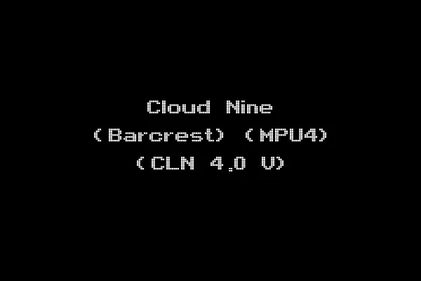 Cloud Nine (Barcrest) (MPU4) (CLN 4.0 V)
