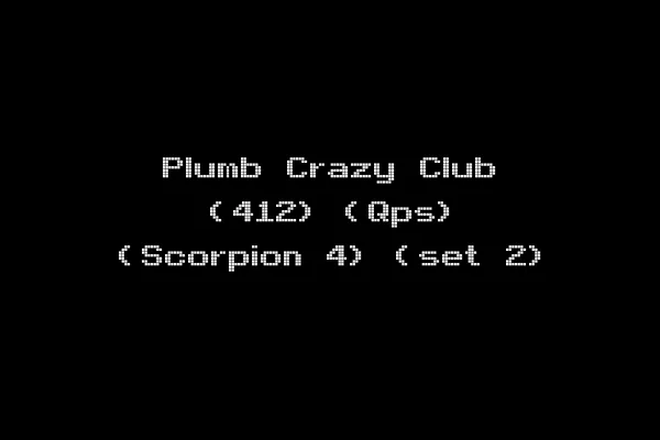 Plumb Crazy Club (412) (Qps) (Scorpion 4) (set 2)