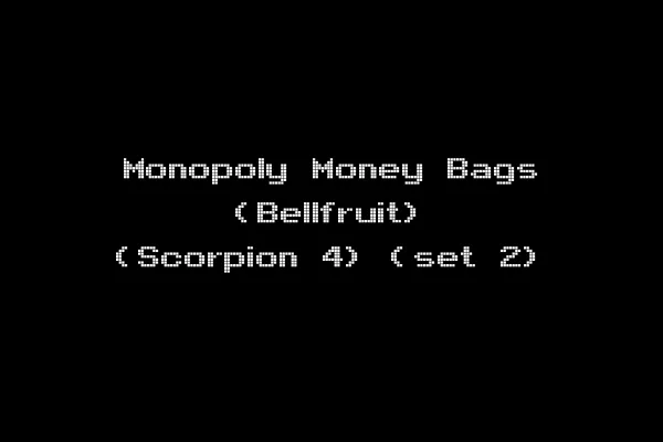 Monopoly Money Bags (Bellfruit) (Scorpion 4) (set 2)