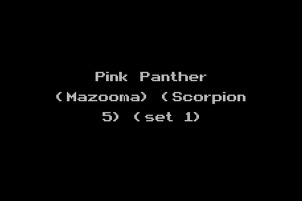 Pink Panther (Mazooma) (Scorpion 5) (set 1)