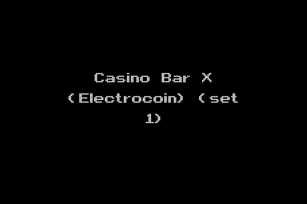 Casino Bar X (Electrocoin) (set 1)