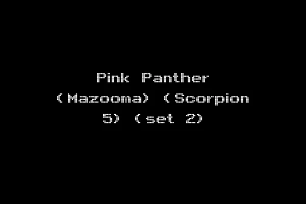 Pink Panther (Mazooma) (Scorpion 5) (set 2)