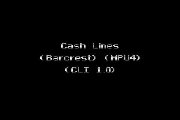 Cash Lines (Barcrest) (MPU4) (CLI 1.0)