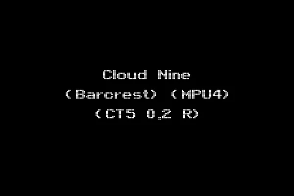 Cloud Nine (Barcrest) (MPU4) (CT5 0.2 R)