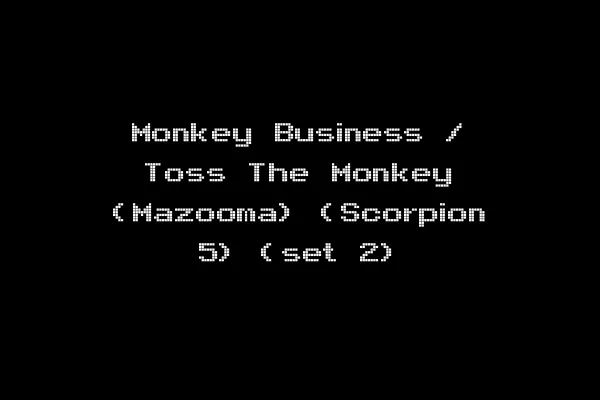 Monkey Business / Toss The Monkey (Mazooma) (Scorpion 5) (set 2)