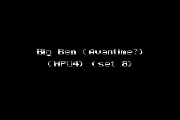 Big Ben (Avantime?) (MPU4) (set 8)
