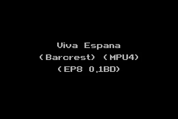 Viva Espana (Barcrest) (MPU4) (EP8 0.1BD)