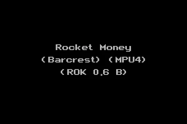Rocket Money (Barcrest) (MPU4) (ROK 0.6 B)