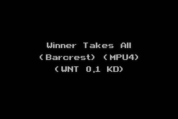 Winner Takes All (Barcrest) (MPU4) (WNT 0.1 KD)