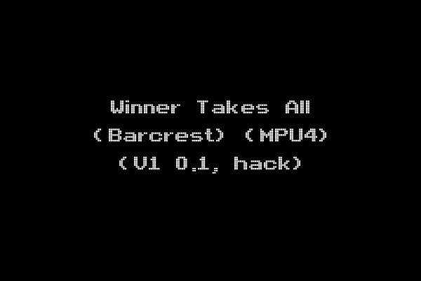 Winner Takes All (Barcrest) (MPU4) (V1 0.1, hack)