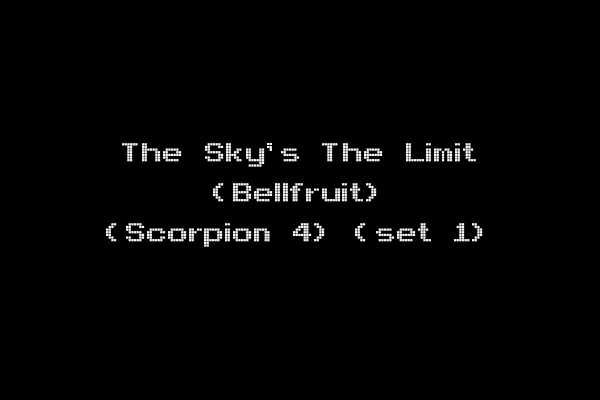 The Sky's The Limit (Bellfruit) (Scorpion 4) (set 1)
