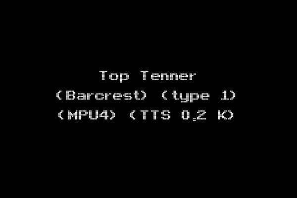 Top Tenner (Barcrest) (type 1) (MPU4) (TTS 0.2 K)