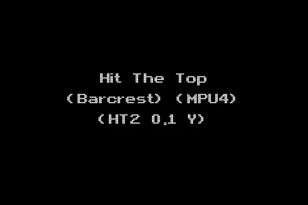 Hit The Top (Barcrest) (MPU4) (HT2 0.1 Y)