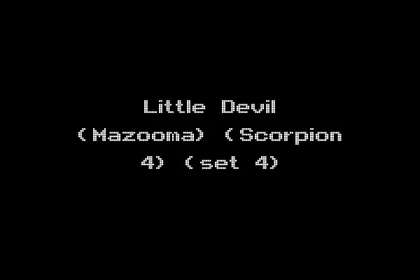 Little Devil (Mazooma) (Scorpion 4) (set 4)