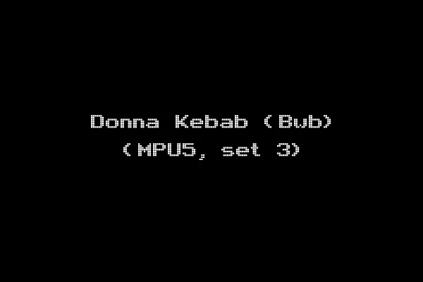 Donna Kebab (Bwb) (MPU5, set 3)